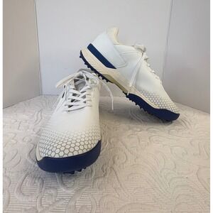 FitVille Golf Shoes White Men 11 Extra wide Comfort Technology Arch Heel Support